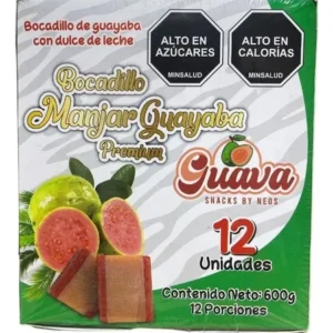 BOCADILLO GUAYABA TRICOLOR 24unid 50gr